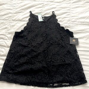 Fortune Ivy Black Top